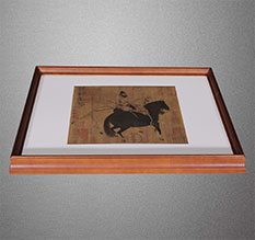 商洛市书画装裱配框服务案例